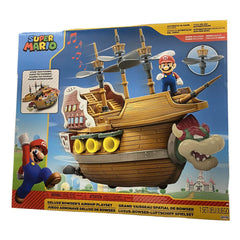 World of Nintendo Super Mario Playset Bowser's Airship Deluxe 0192995404298