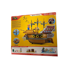 World of Nintendo Super Mario Playset Bowser's Airship Deluxe 0192995404298