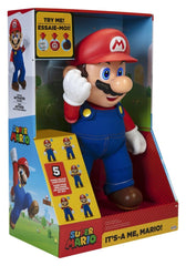 World of Nintendo Talking Action Figure It's-A Me! Mario 36 cm 0192995404304
