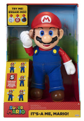 World of Nintendo Talking Action Figure It's-A Me! Mario 36 cm 0192995404304