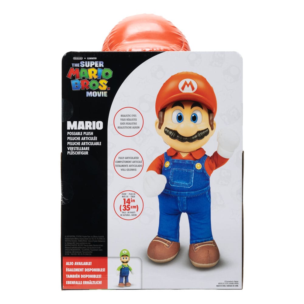 The Super Mario Bros. Movie Plush Figure Mario 30 cm 0192995417267