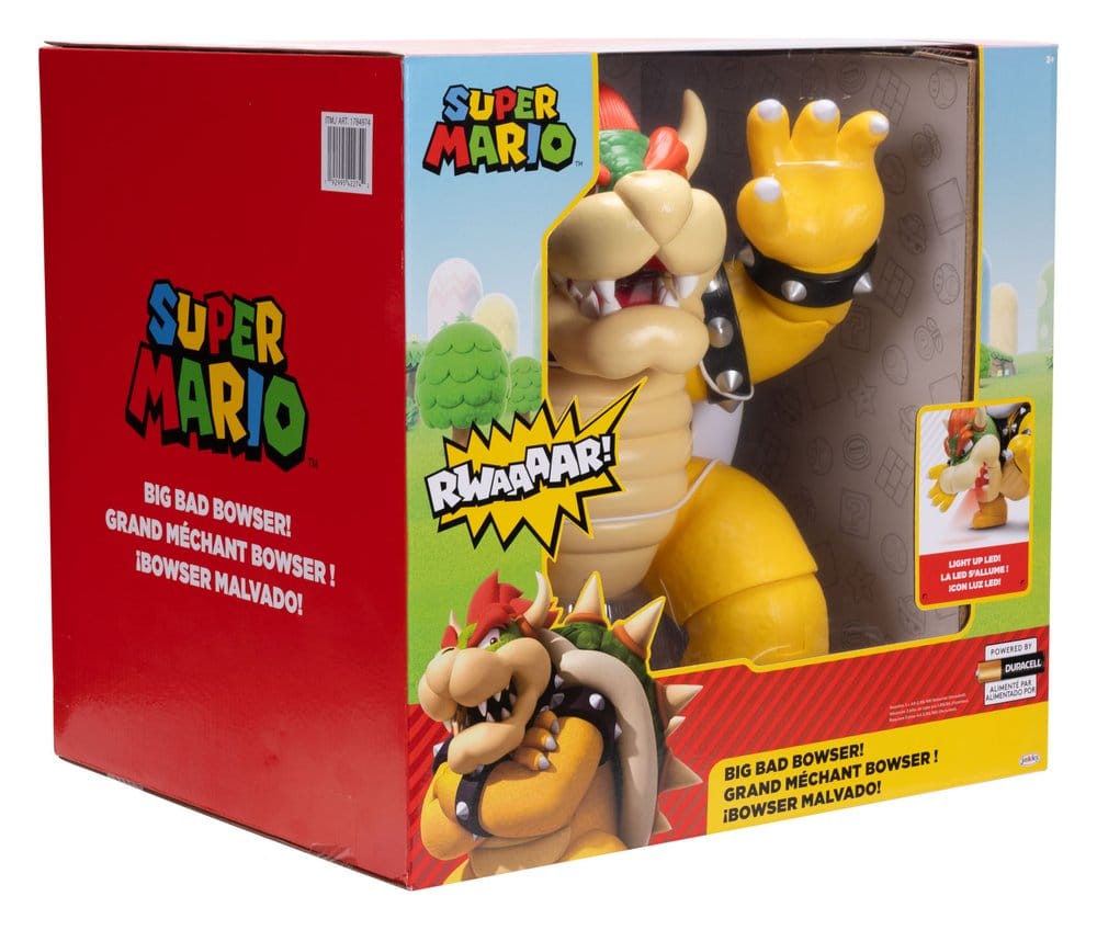 Super Mario Action Figure Big Bad Bowser 30 cm     0192995422742