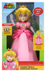 Super Mario Talking Action Figure Yours Truly Princess Peach 36 cm 0192995422759