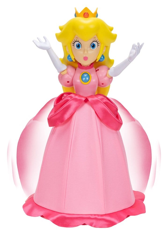 Super Mario Talking Action Figure Yours Truly Princess Peach 36 cm 0192995422759
