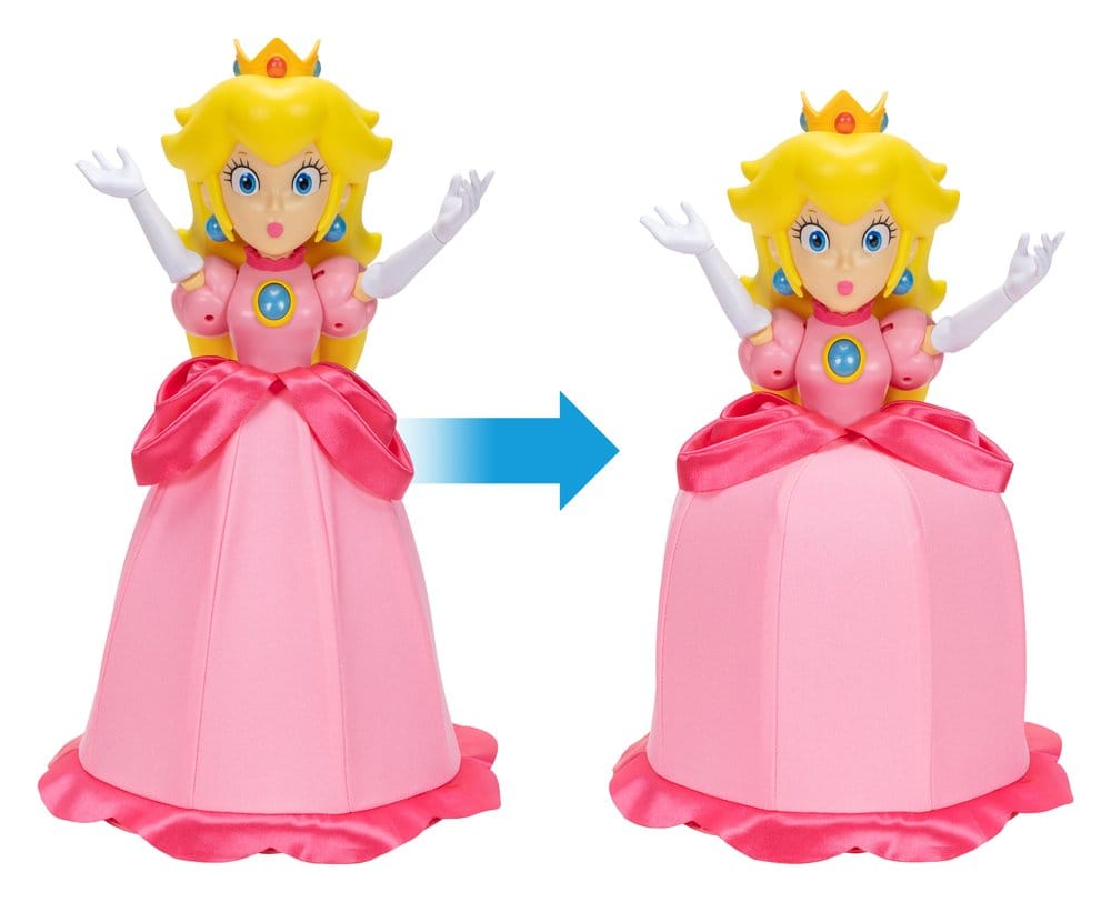 Super Mario Talking Action Figure Yours Truly Princess Peach 36 cm 0192995422759