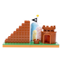 World of Nintendo Super Mario Mini Figure Playset End Level 0192995424357
