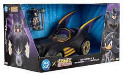 DC x Sonic - The Hedgehog Action Figure with Vehicle Shadow Batman & Batmobile 6 cm  0192995429116