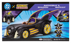 DC x Sonic - The Hedgehog Action Figure with Vehicle Shadow Batman & Batmobile 6 cm  0192995429116
