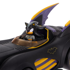 DC x Sonic - The Hedgehog Action Figure with Vehicle Shadow Batman & Batmobile 6 cm  0192995429116