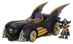 DC x Sonic - The Hedgehog Action Figure with Vehicle Shadow Batman & Batmobile 6 cm  0192995429116