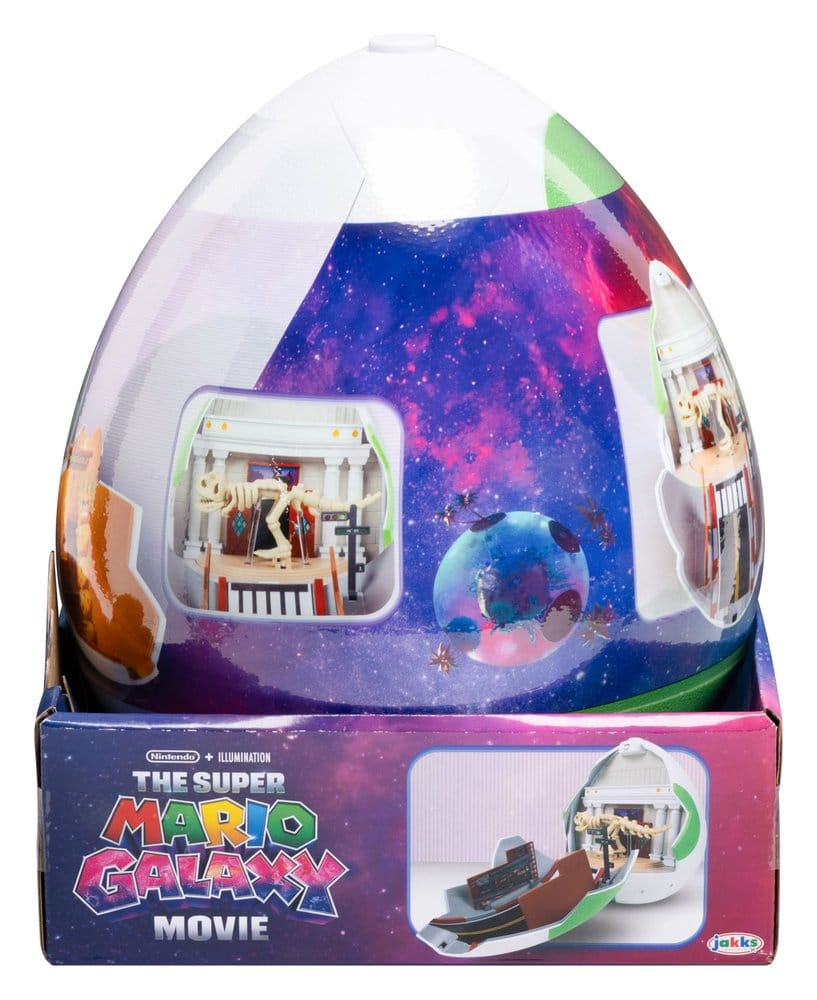 The Super Mario Galaxy Movie Playset with 2 Mini Figures Yoshi Egg 0192995432246