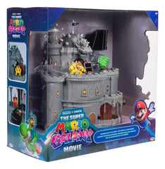 The Super Mario Galaxy Movie Deluxe Playset with 1 Mini Figure Bowser Castle 0192995432253