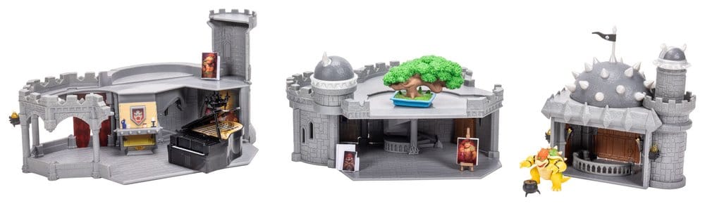 The Super Mario Galaxy Movie Deluxe Playset with 1 Mini Figure Bowser Castle 0192995432253