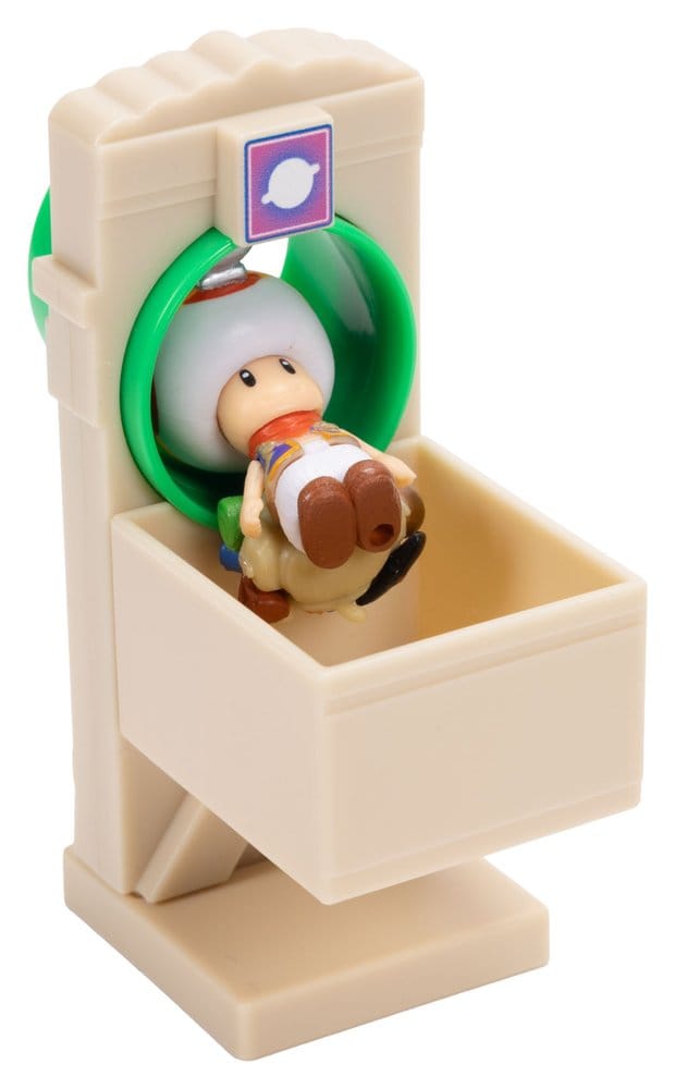 The Super Mario Galaxy Movie Diorama with 2 Mini Figures Gateway Galaxy 0192995432277