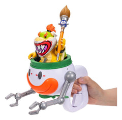 The Super Mario Galaxy Movie Action Figure Bowser Jr. with Clown Car 13 cm 0192995432284
