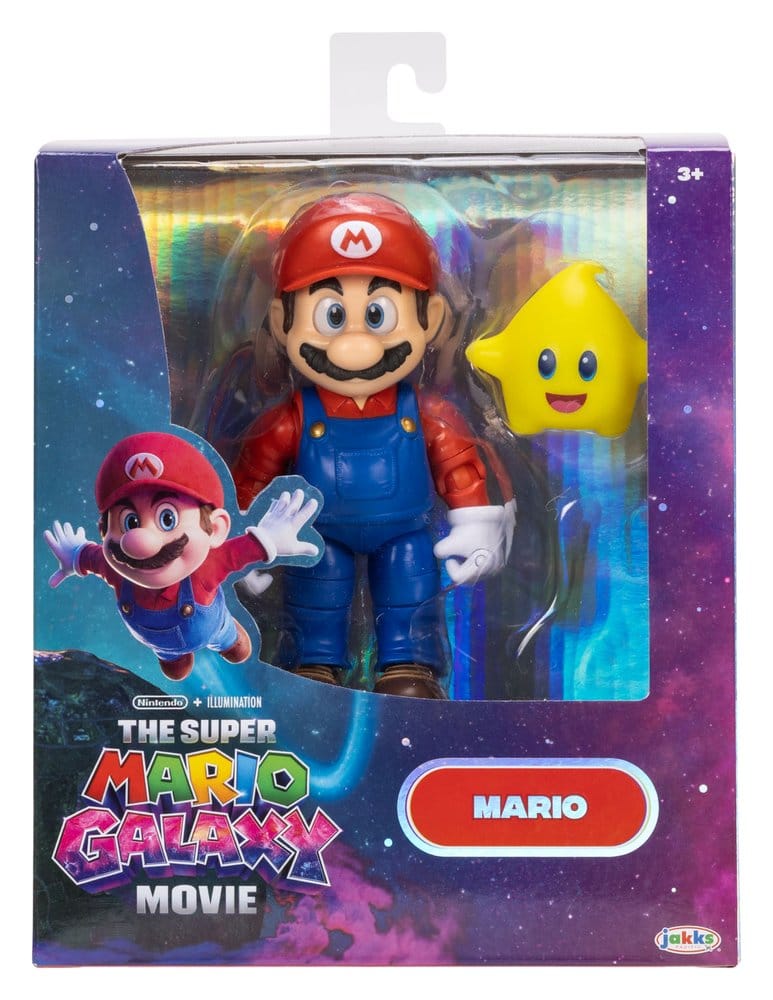 The Super Mario Galaxy Movie Action Figure Mario 13 cm 0192995432505