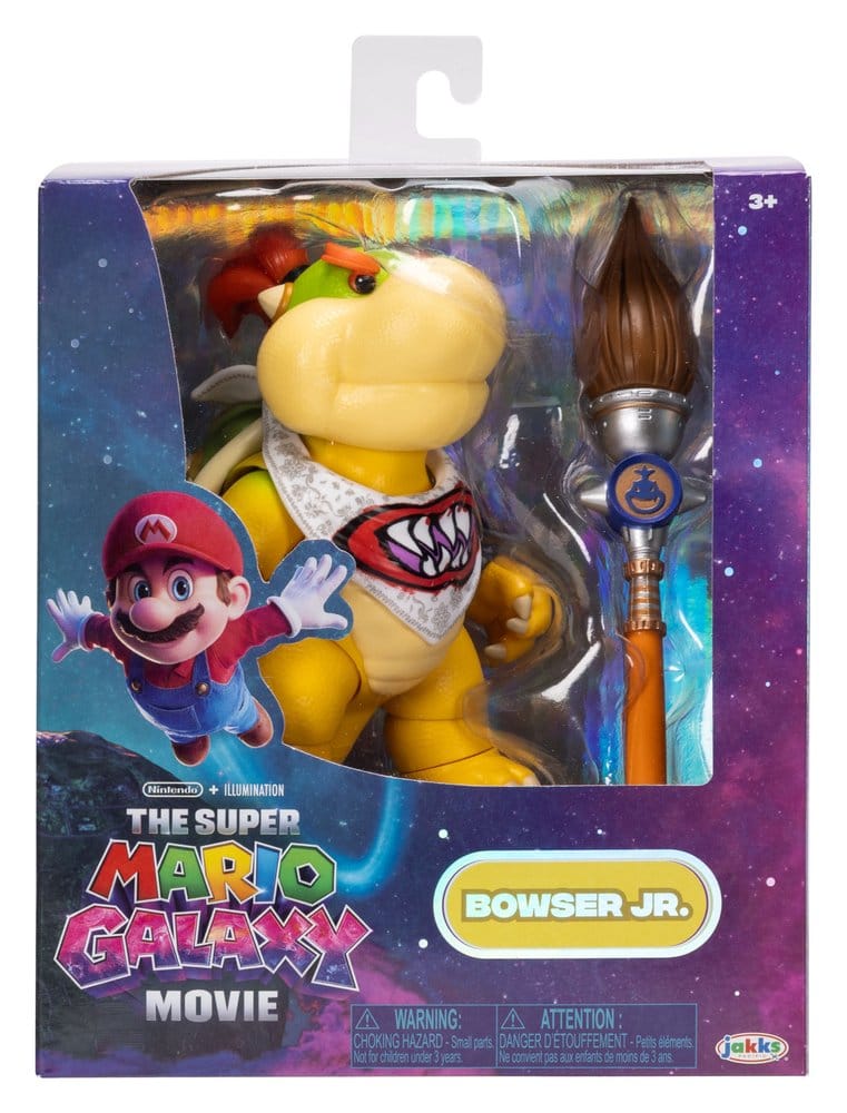 The Super Mario Galaxy Movie Action Figure Bowser Jr. 13 cm 0192995432536