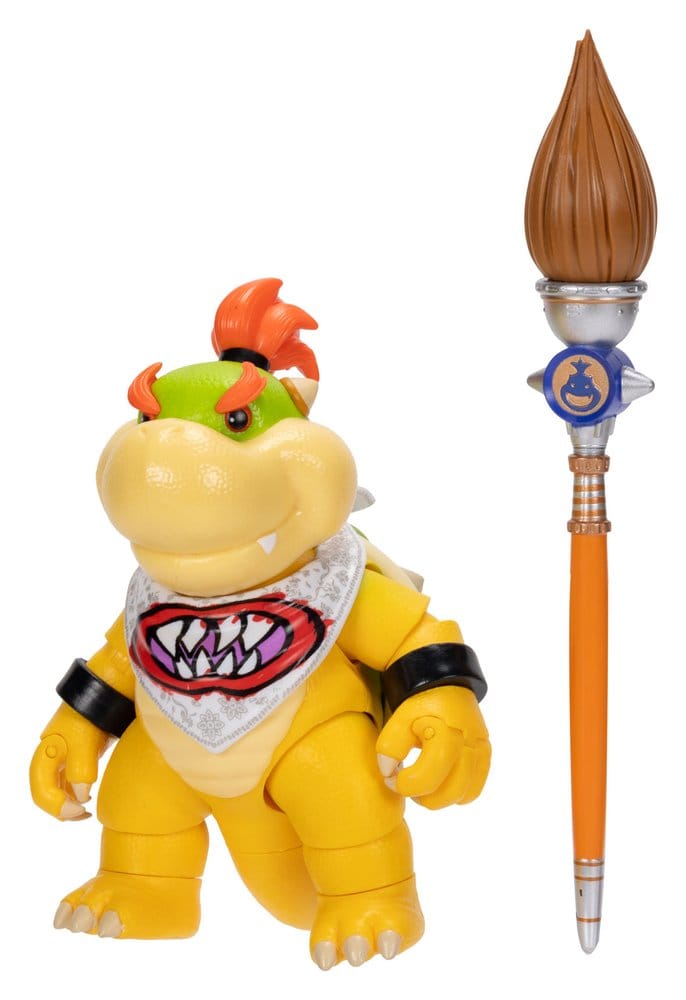 The Super Mario Galaxy Movie Action Figure Bowser Jr. 13 cm 0192995432536