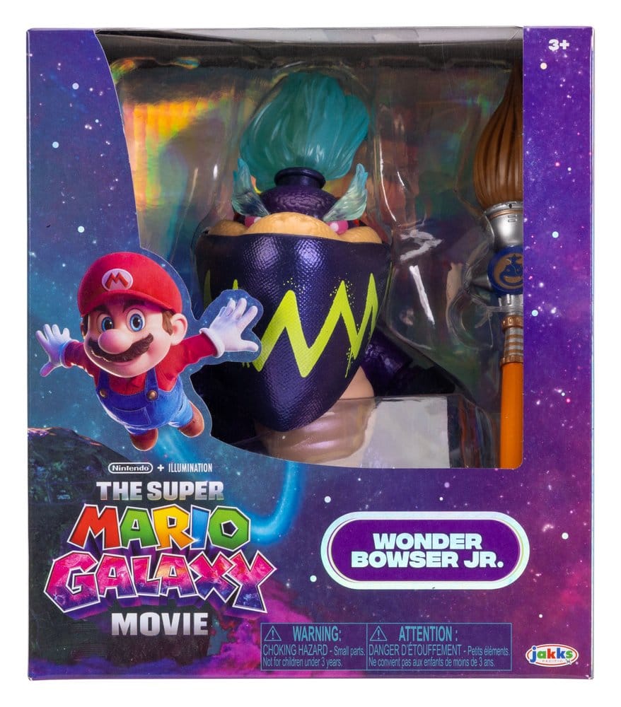 The Super Mario Galaxy Movie Action Figure Wonder Bowser Jr. 13 cm 0192995432796