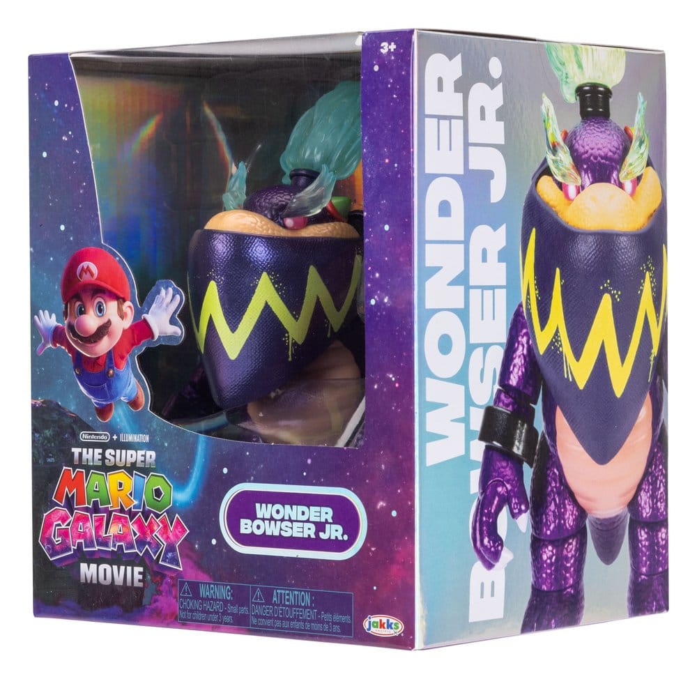 The Super Mario Galaxy Movie Action Figure Wonder Bowser Jr. 13 cm 0192995432796