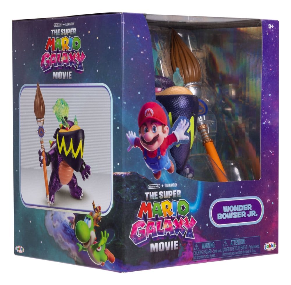 The Super Mario Galaxy Movie Action Figure Wonder Bowser Jr. 13 cm 0192995432796