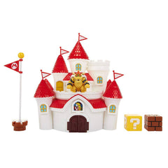 World of Nintendo Playset Super Mario Mushroom Kingdom Castle 0039897585413