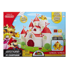 World of Nintendo Playset Super Mario Mushroom Kingdom Castle 0039897585413