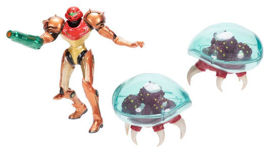 World of Nintendo Metroid Mini Figure 3-Pack Samus Bounty Hunter 6 cm  0039897859781