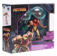 World of Nintendo Metroid Mini Figure 3-Pack Samus Bounty Hunter 6 cm  0039897859781