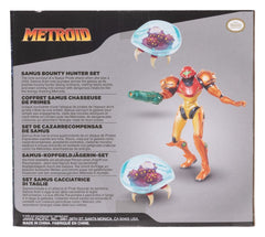 World of Nintendo Metroid Mini Figure 3-Pack Samus Bounty Hunter 6 cm  0039897859781