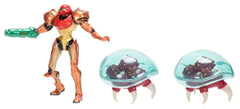 World of Nintendo Metroid Mini Figure 3-Pack Samus Bounty Hunter 6 cm  0039897859781