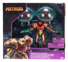 World of Nintendo Metroid Mini Figure 3-Pack Samus Bounty Hunter 6 cm  0039897859781