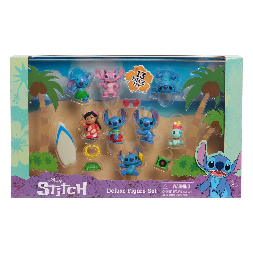 Lilo & Stitch Mini Figure 8-Pack Stitch Deluxe Figure Set 7 cm 0886144462597