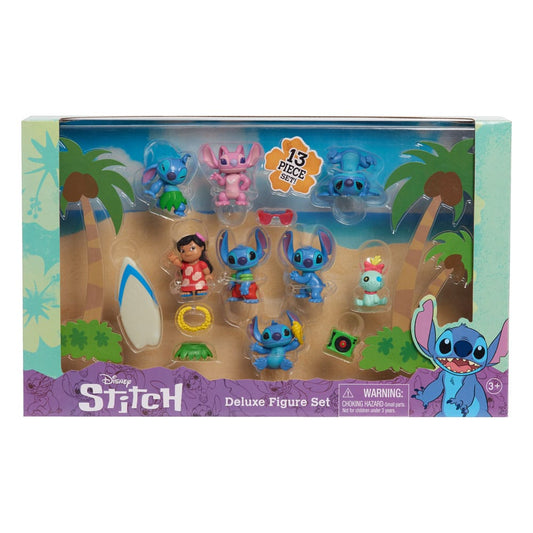 Lilo & Stitch Mini Figure 8-Pack Stitch Deluxe Figure Set 7 cm 0886144462597