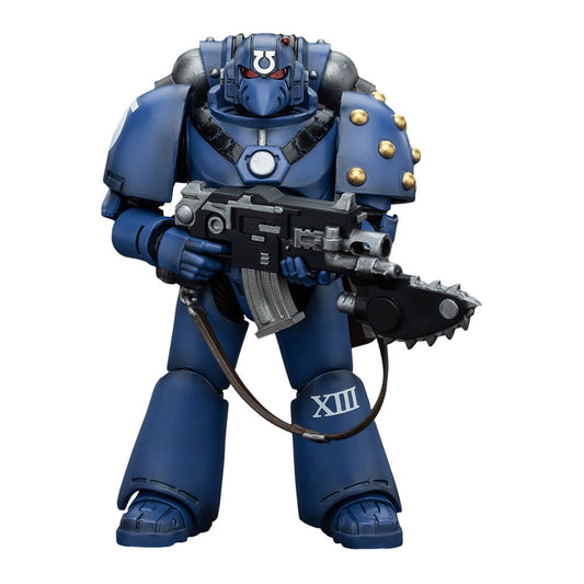 Warhammer The Horus Heresy Action Figure 1/18 Ultramarines MK VI Tactical Squad Legionary with Bolter& Chainblade 12 cm 6927054400089