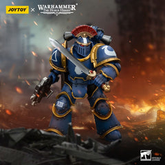 Warhammer The Horus Heresy Action Figure 1/18 Ultramarines Legion MKIII Tactical Squad Sergeant with Power Sword 12 cm 6927054400102