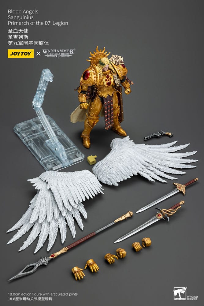 Warhammer The Horus Heresy Action Figure 1/18 Blood Angels Sanguinius Primarch of the IXth Legion 19 cm 6927054400218