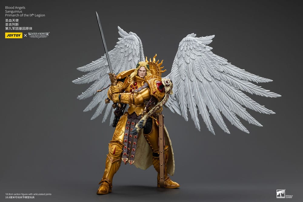 Warhammer The Horus Heresy Action Figure 1/18 Blood Angels Sanguinius Primarch of the IXth Legion 19 cm 6927054400218