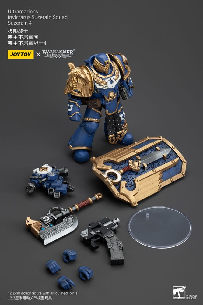 Warhammer The Horus Heresy Action Figure 1/18 Ultramarines Invictarus Suzerain Squad Suzerain 4 12 cm 6927054400270