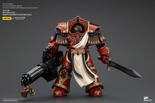 Warhammer The Horus Heresy Action Figure 1/18 Blood Angels Crimson Paladins Squad Crimson Paladin with Iliastus Assault Cannon 14 cm 6927054400294