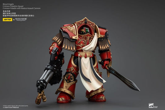 Warhammer The Horus Heresy Action Figure 1/18 Blood Angels Crimson Paladins Squad Crimson Paladin with Iliastus Assault Cannon 14 cm 6927054400294