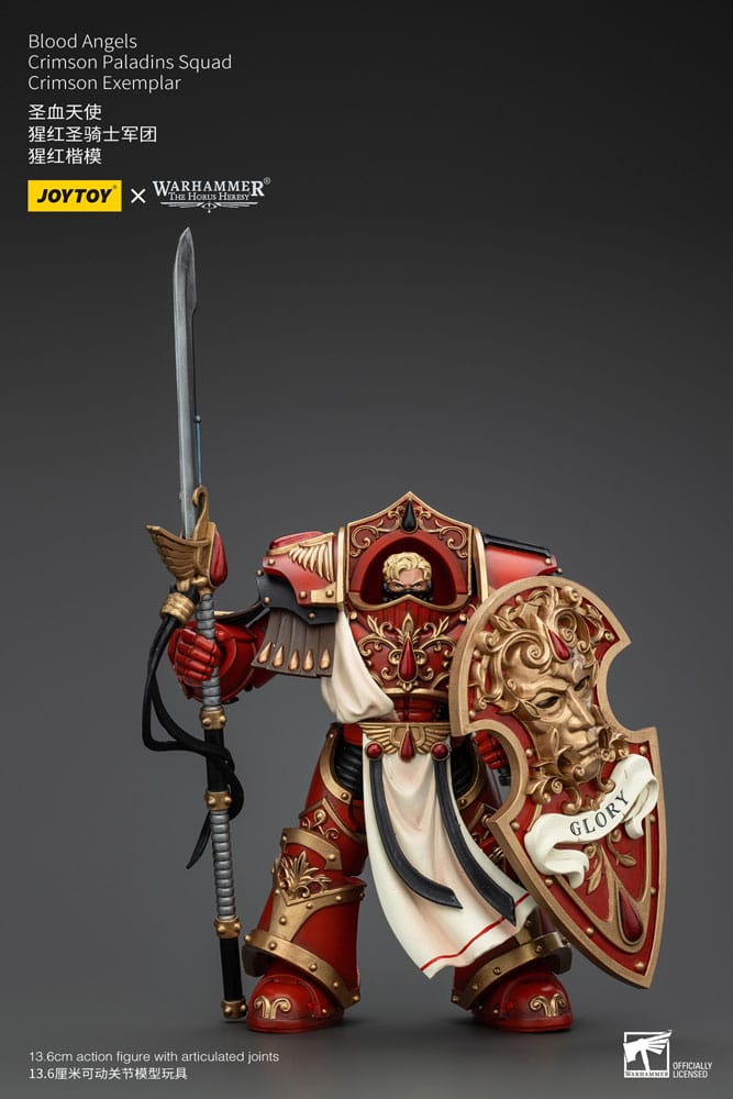 Warhammer The Horus Heresy Action Figure 1/18 Blood Angels Crimson Paladins Squad Crimson Exemplar 14 cm 6927054400300