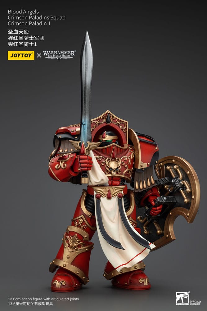 Warhammer The Horus Heresy Action Figure 1/18 Blood Angels Crimson Paladins Squad Crimson Paladin 1 14 cm 6927054400317