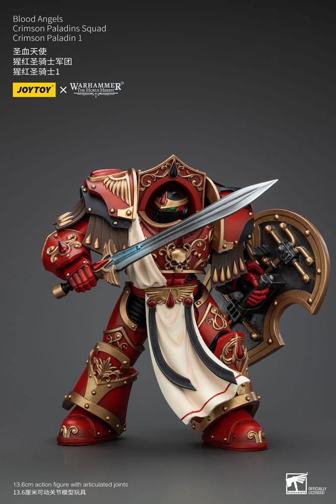 Warhammer The Horus Heresy Action Figure 1/18 Blood Angels Crimson Paladins Squad Crimson Paladin 1 14 cm 6927054400317