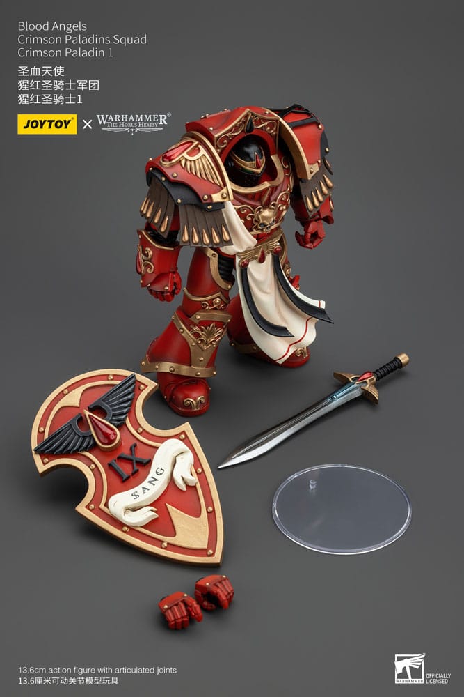 Warhammer The Horus Heresy Action Figure 1/18 Blood Angels Crimson Paladins Squad Crimson Paladin 1 14 cm 6927054400317