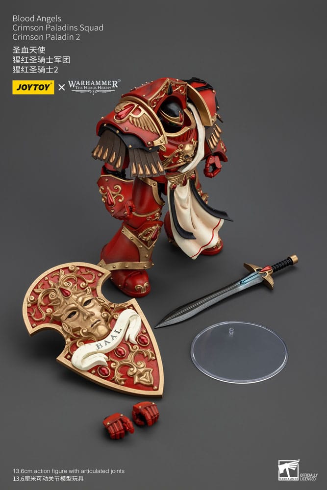 Warhammer The Horus Heresy Action Figure 1/18 Blood Angels Crimson Paladins Squad Crimson Paladin 2 14 cm 6927054400324
