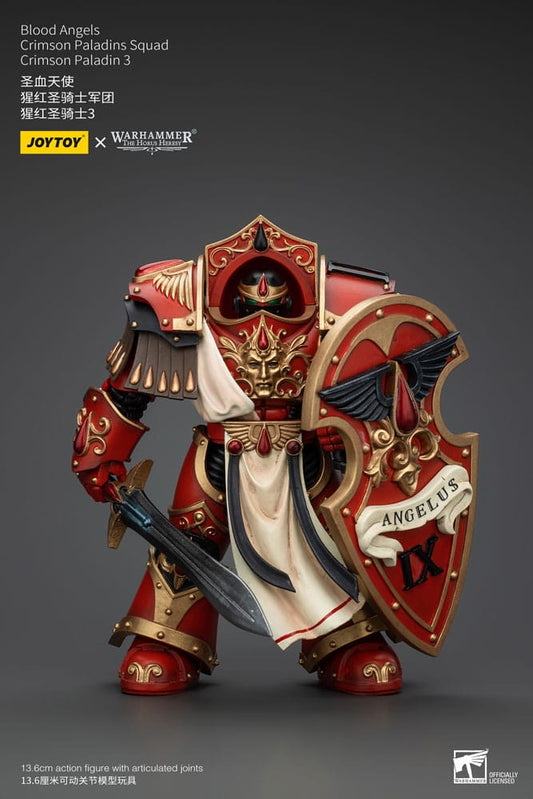 Warhammer The Horus Heresy Action Figure 1/18 Blood Angels Crimson Paladins Squad Crimson Paladin 3 14 cm 6927054400331