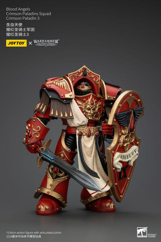 Warhammer The Horus Heresy Action Figure 1/18 Blood Angels Crimson Paladins Squad Crimson Paladin 3 14 cm 6927054400331