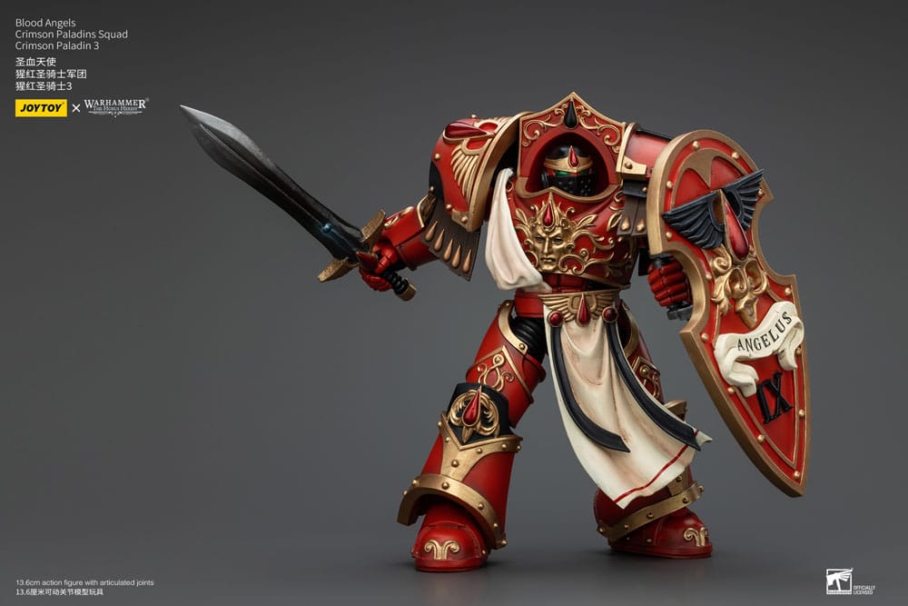 Warhammer The Horus Heresy Action Figure 1/18 Blood Angels Crimson Paladins Squad Crimson Paladin 3 14 cm 6927054400331