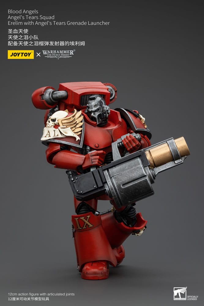 Warhammer The Horus Heresy Action Figure 1/18 Blood Angels Angel's Tears Squad Erelim with Angel's Tears Grenade Launcher 12 cm 6927054400362